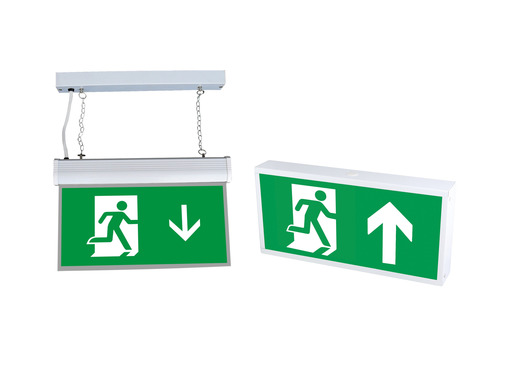 Illuminated Emergency Fire Exit Sign