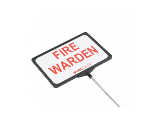 Telescopic Fire Warden Sign
