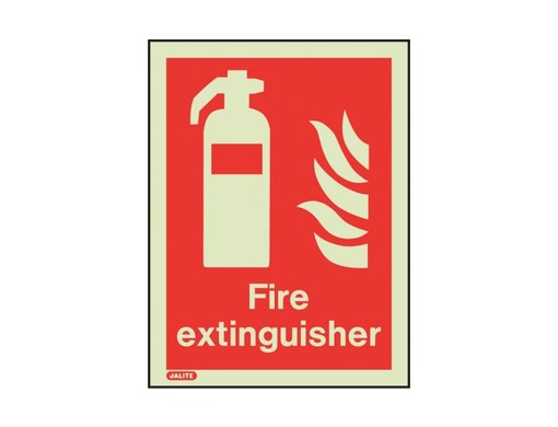 Photoluminescent Equipment Sign